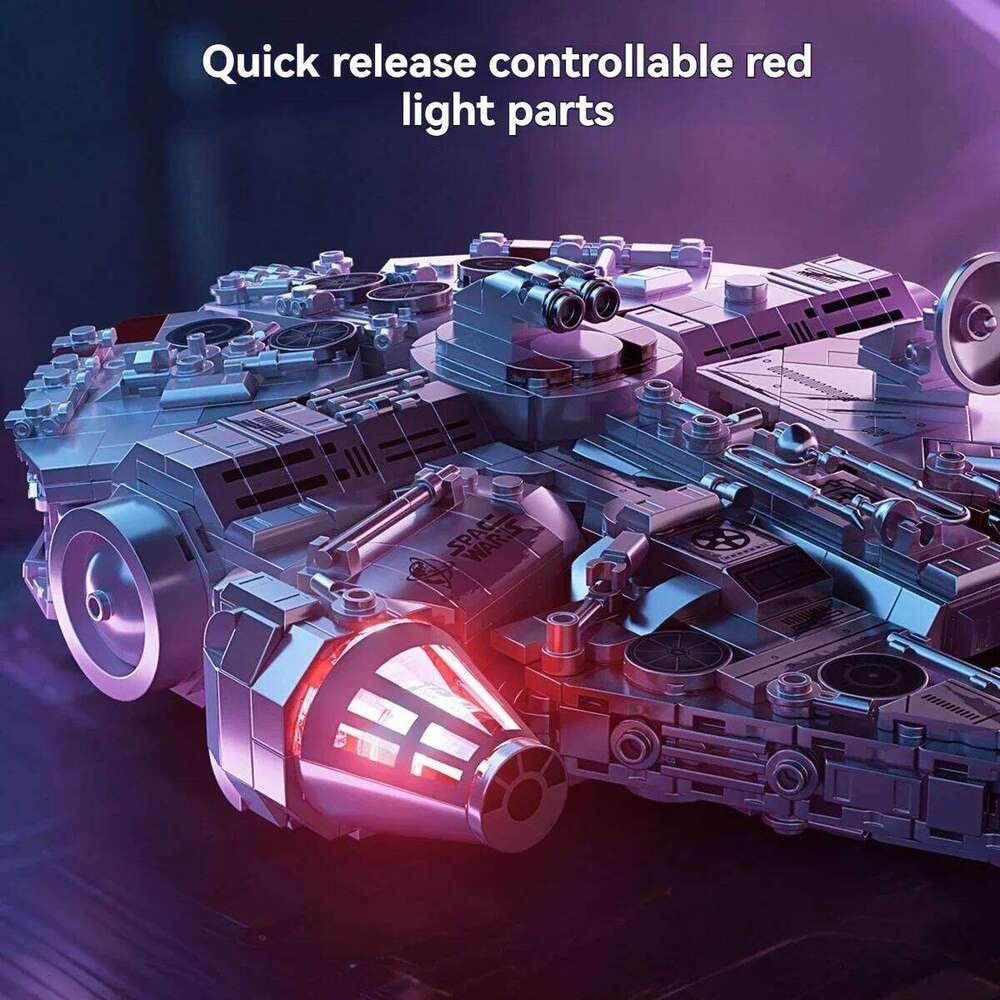 TOYLINX Hot Building Blocks 1361PCS Kits Millennium Falcon Bricks Christmas Birthday Holiday Boys Education Toys Gifts Z260305