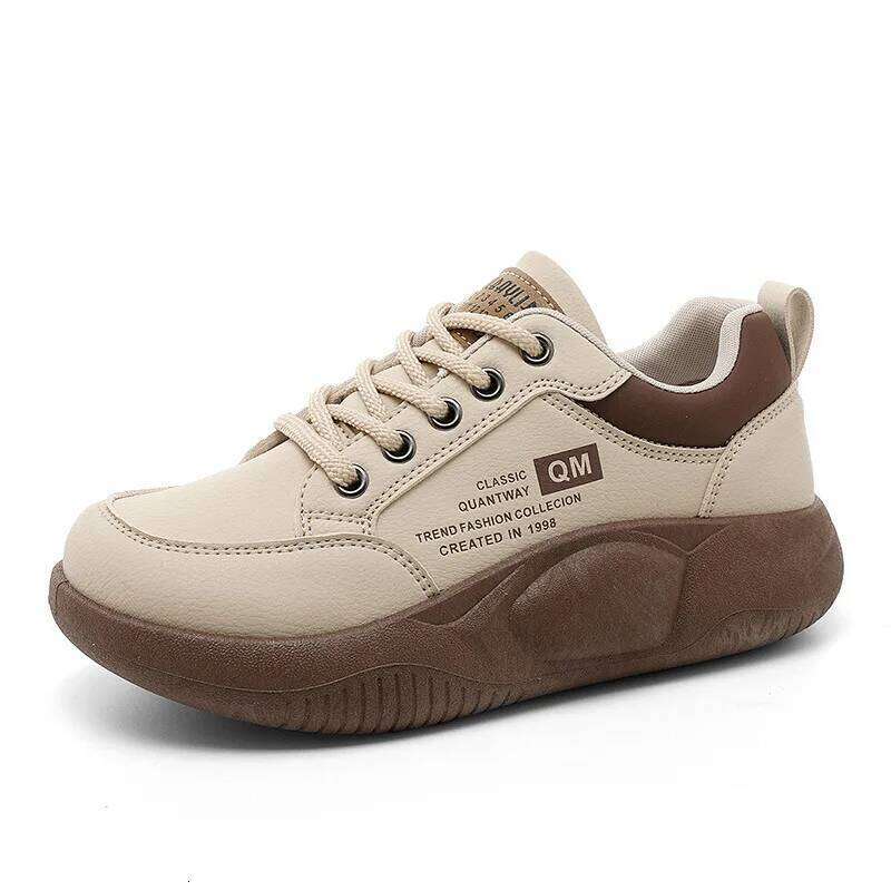 New 2024 Spring Thick Sole Elevated Sports Women's Student Street Casual Board Shoes