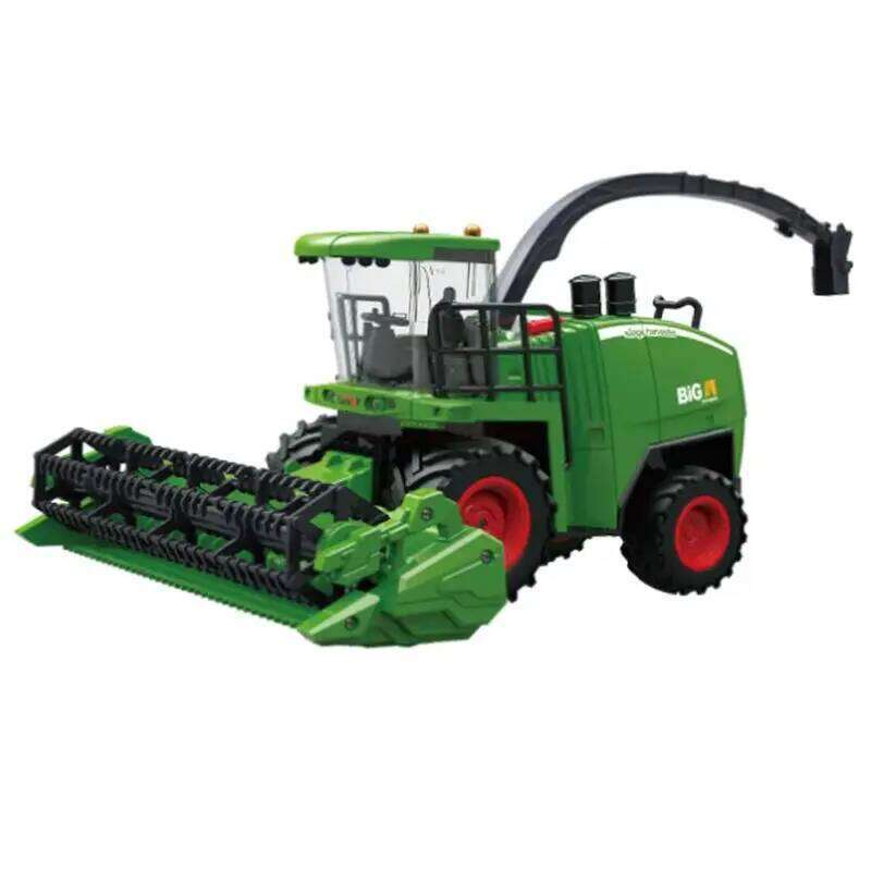 New In Stock Electric Remote Control Harvester Agricultural Spray Tractor Engineering Vehicle Toy Simulation Agricultura C260305
