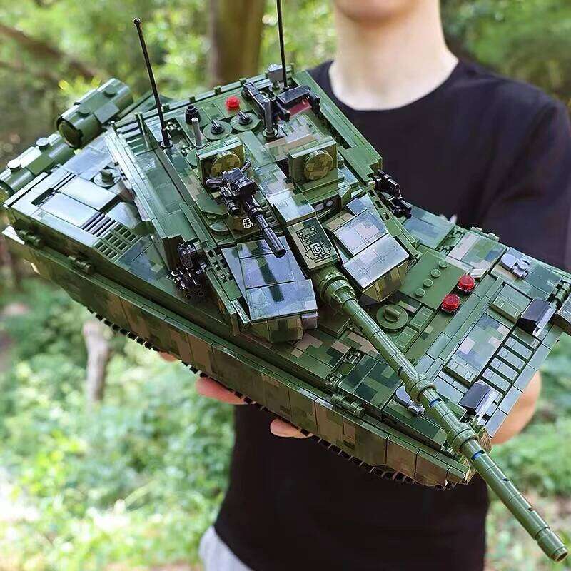 Military RC 99A Main Battle Building Blocks M1A2 Leopard 2 Tank Bricks Model WW2 Soldier Toys For Kid MOC Z260306