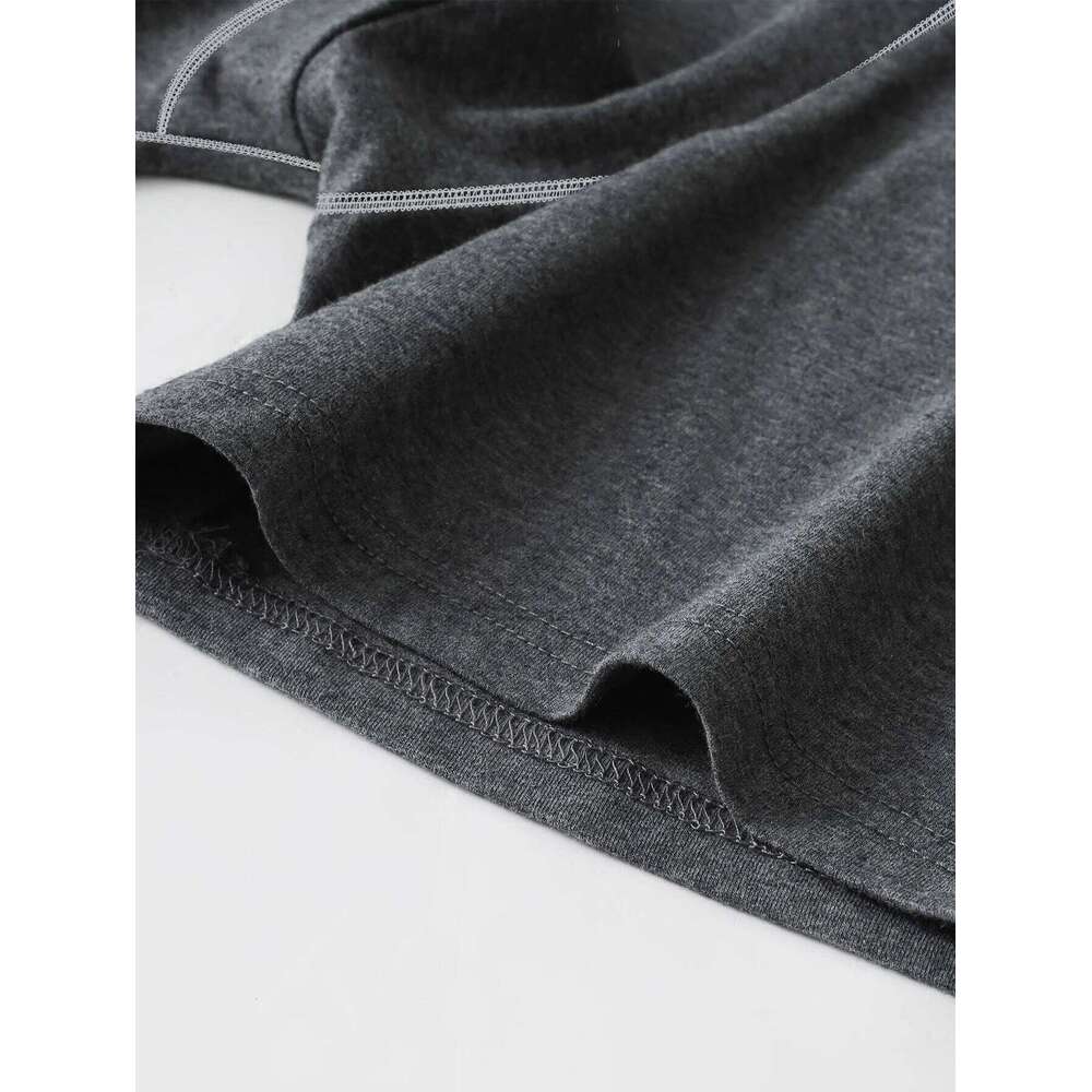4 Piece Underwear Soft Comfortable Long Boxer Briefs Stylish Simple Contrasting High-end Men's Leggings