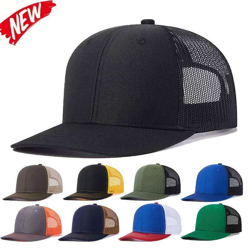 Hot Sale Unisex Baseball for Men Women Slight Curved Brim Style Trucker Hat Casual Outdoor Breathable Cap Gorras Hombre Y260304