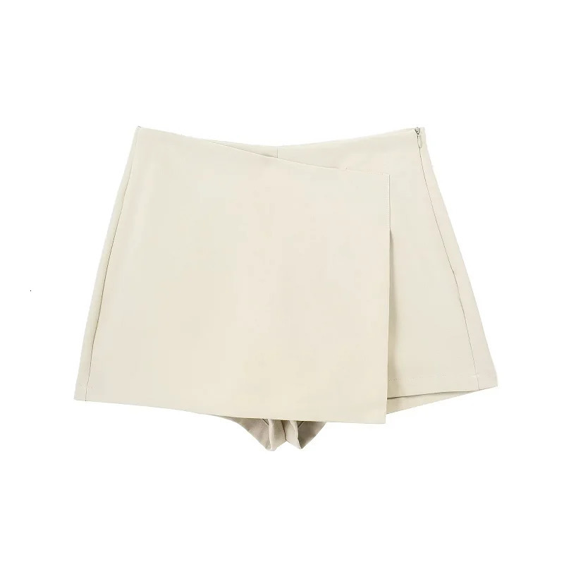 HXAO Shorts Women Summer Elegant Casual Party Skirt Shorts Ladies Fashion White Khaki Black Short Skirt Pants For Female 260306