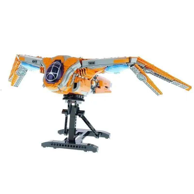 1901PCS Super Hero The Guardians' Ship Spaceships Building Blocks With 6 Figures Construction Bricks Toy Children Kids Gift Z260305