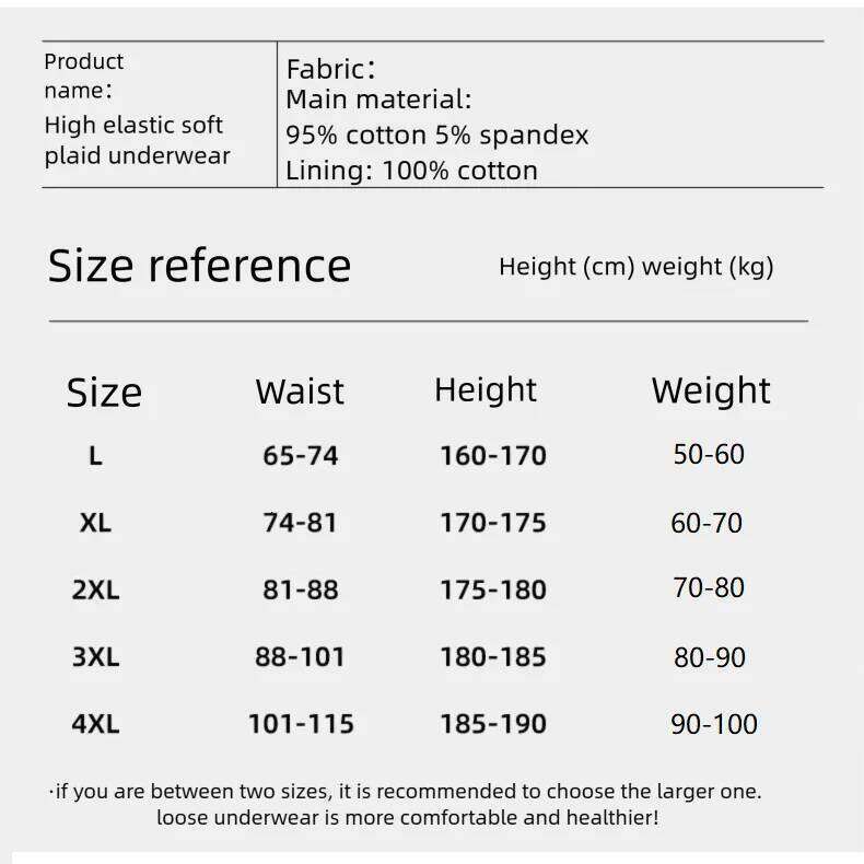 3PC 100% Cotton Underwear Autumn Winter New 10A Antibacterial BoxerShorts Loose Comfortable Men's Quadrangle Underpants