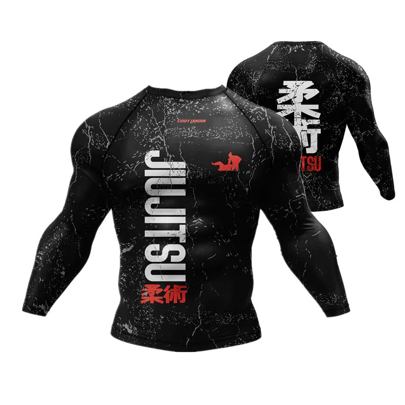 UPF 50 Rashguard Mens Surfing TShirt Quick Dry UV Protection Breathable Long Sleeve Beach Surf Wear Fitness Running Shirt 260302