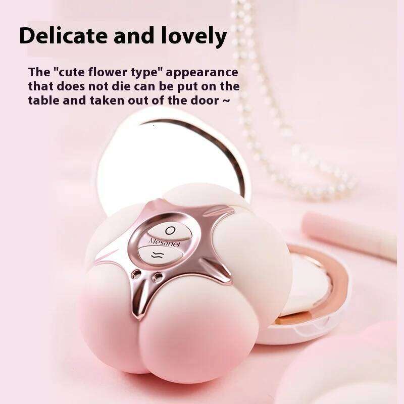 2 in 1 Suck Cute Female Puff Design Adult Products Woman Sex Toys Clitoral Sucking Vibrator APP Remote Control W260305