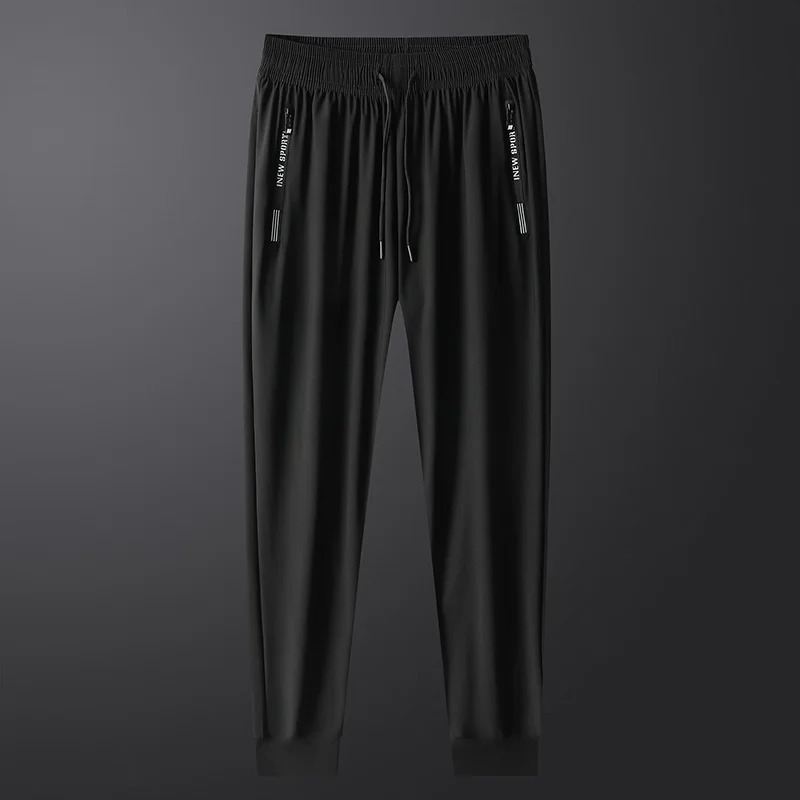 Running Pants Zipper Quick Dry Summer Fishing Outdoor Jogging Sweatpants Men Fitness Trousers Training Sport Long Pant Workout 260306