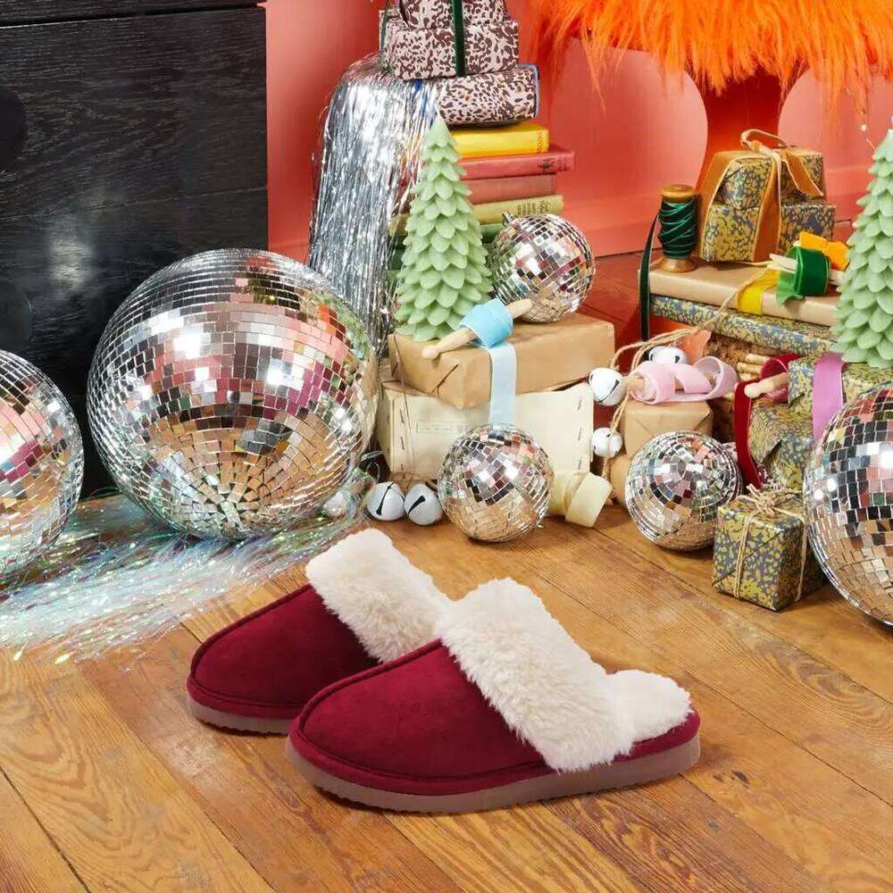 Litfun Winter Women Fashion Fluffy Fur Furry Fuzzy House Indoor Warm Bedroom Comfy Plush Slippers
