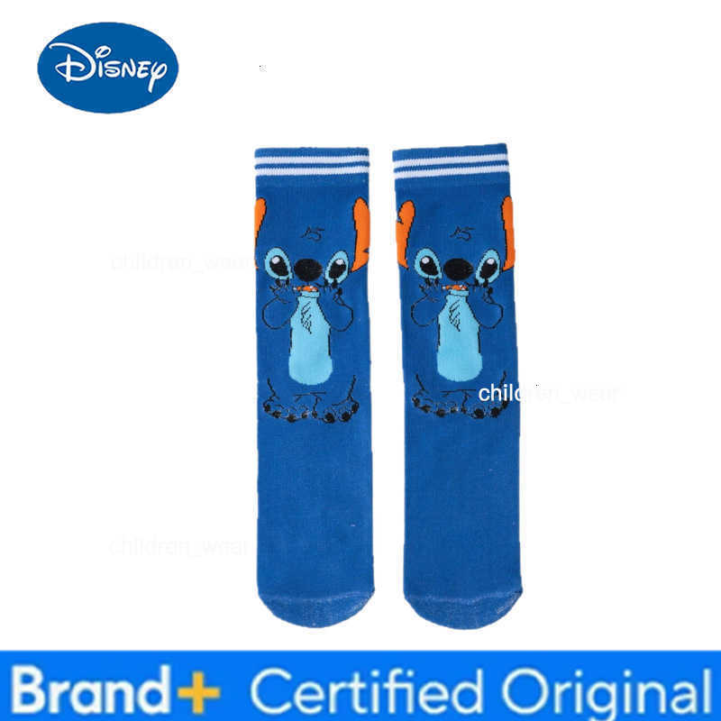 Disney Cute Stitch Cartoon Calf Socks Four Seasons Socks Home Furnishings Men Women Childrens Birthday Gifts Toys Couple Socks H260306