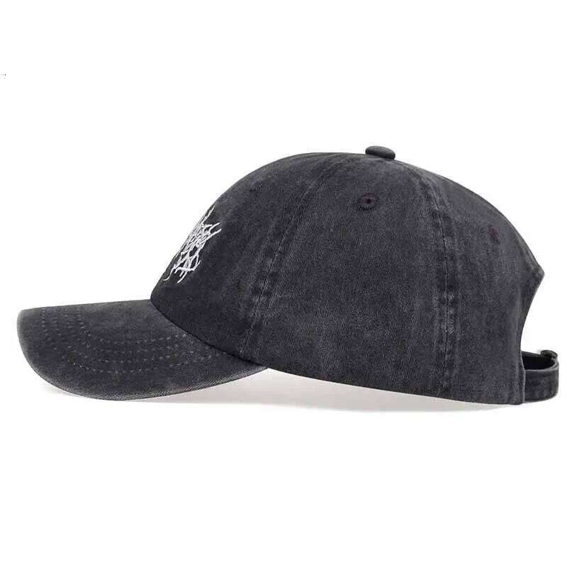 Vintage washed punk hip-hop baseball cap embroidered dad hat vintage classic style Y260304