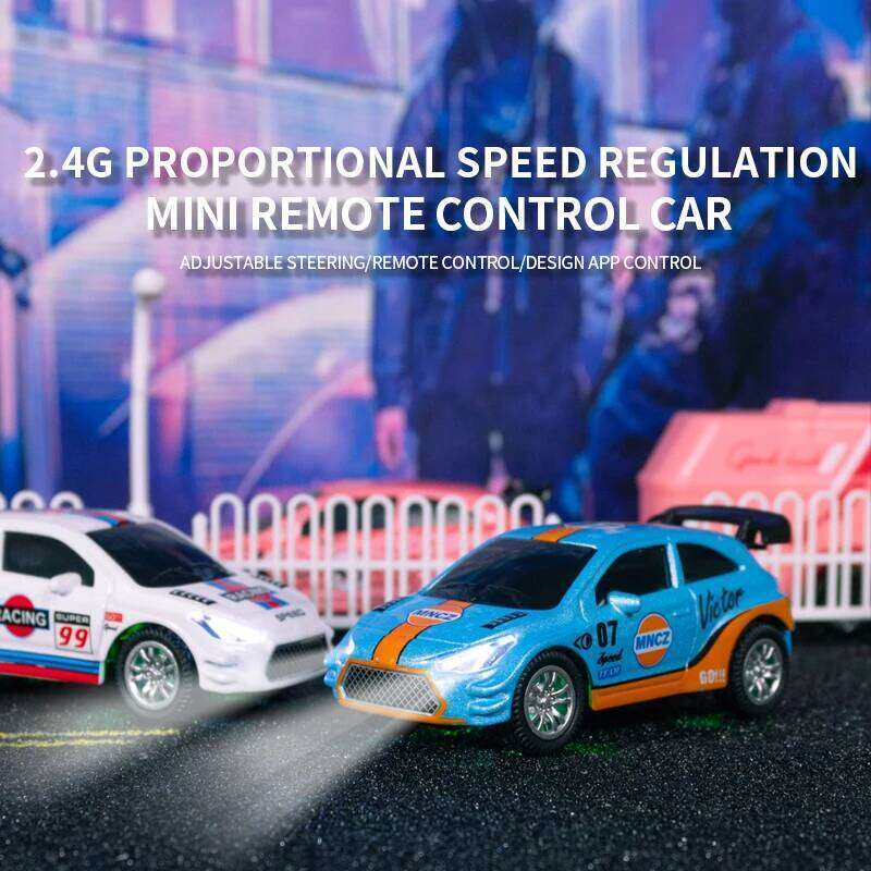 New 1: 64 2.4g Mini Alloy Remote Control Car Pocket Rc Desktop Micro Drift Racing Children'S Toy Gift C260305