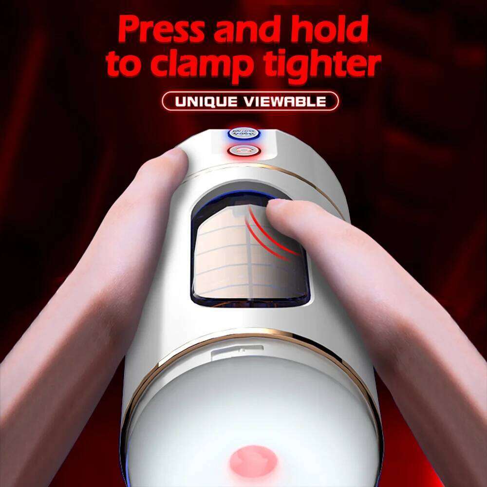 Men's Masturbator Powerful Vibrator Intelligent Voice Battery Male Masturbation Cup Penis Massager Adult Sexy Sex Toy For Men W260305