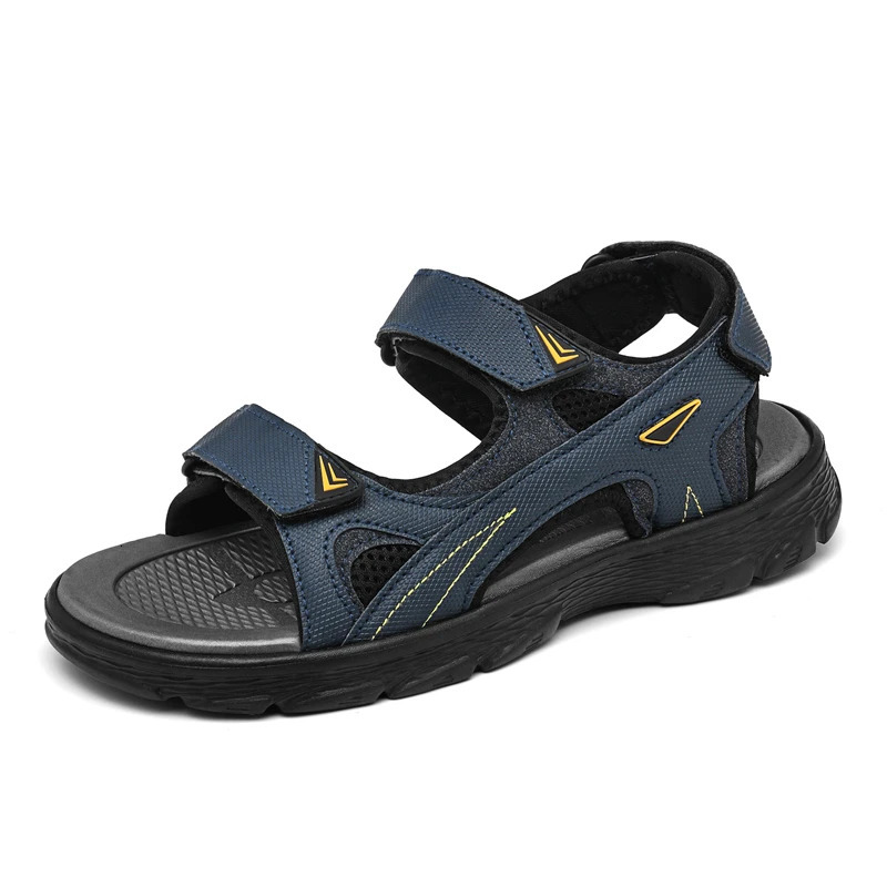 Mens Sports Sandals Outdoor Hiking Waterproof Beach Sports Mens Sandals Summer Open Toe Adjustable Laces 260304