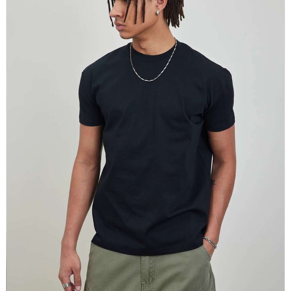 New versatile American-style breathable fitness with small collar and short sleeves, Sorona quick-dry cool-feel men's T-shirt