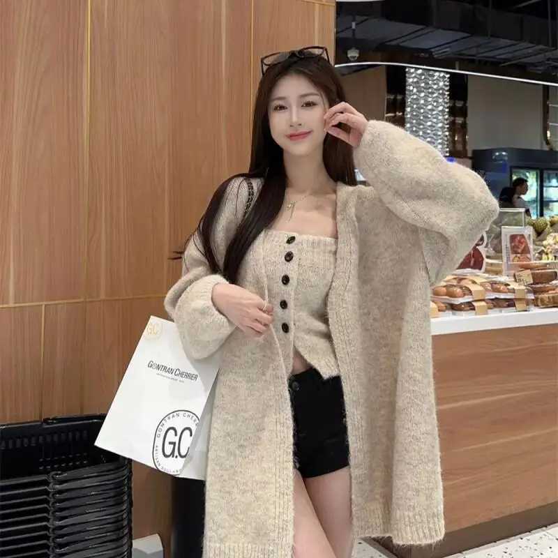 Leisure Daily Fresh Sweet Kawaii Commuting Cute Outdoor Womens Sweater Cardigan Leisure Light RETRO Classic Versatile M260306