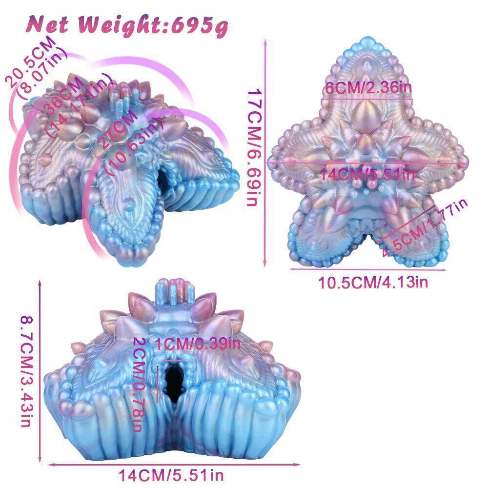 GEEBA Lifelike Deep Sea Animal Starfish Male Masturbator Adult Sex Toys Realistic Texture Men's Onahole Pussy Man Penis Stroker W260305