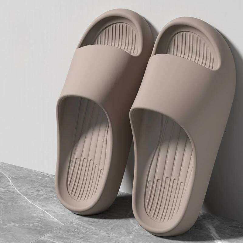 Summer Men Women Indoor EVA Soft Bottom Sandals Open Toe Trend Slides Light Beach Shoes Slippers Home Size 36-51