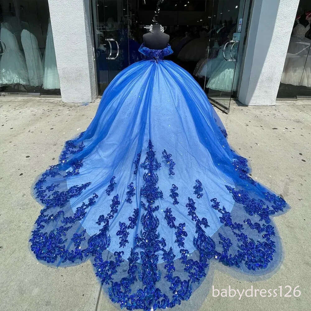2026 Off Shoulder Sleeves Sweetheart Ball Gown Quinceanera Dresses Beading Pearls Appliques Lace Prom Evening Party Pageant Birthday Gowns Uniquisite 