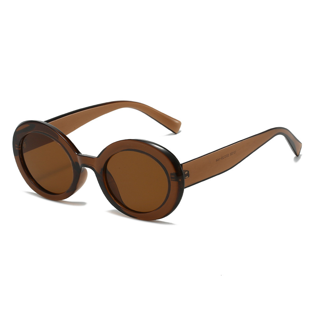 European and American Oval Cool Square New Style Personality Retro Fashion UV Protection High-end Sunglasses