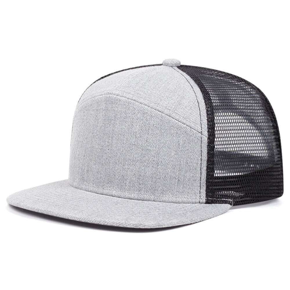 Light panel splicing retro baseball Hip hop outdoors mesh cap Sunshade breathable trucker hat Y260304