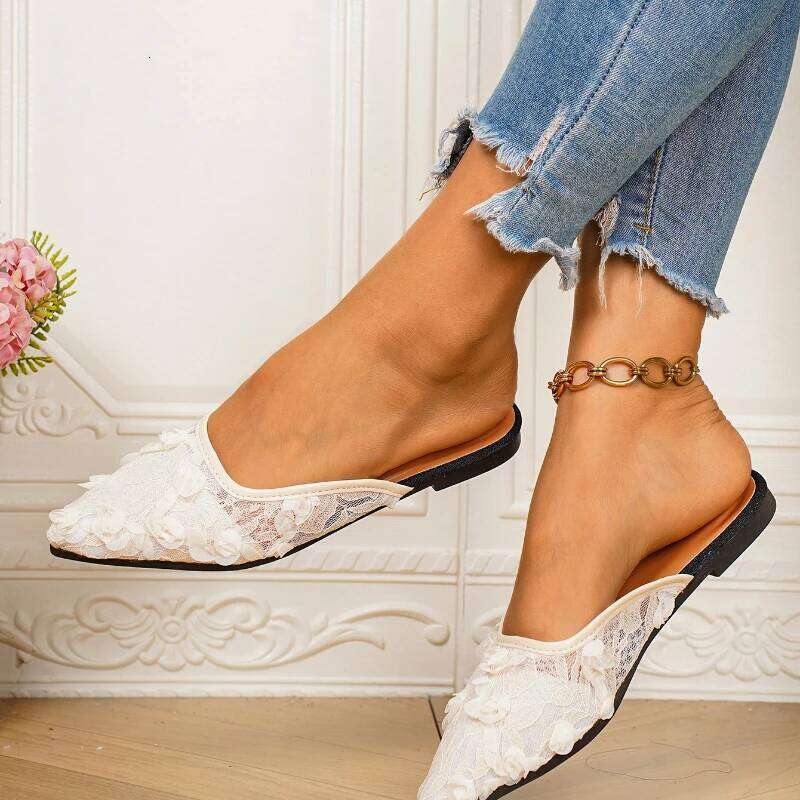 2025 Summer New Fashionable Baotou Low Heel Casual Outdoor Comfortable Non slip Slippers