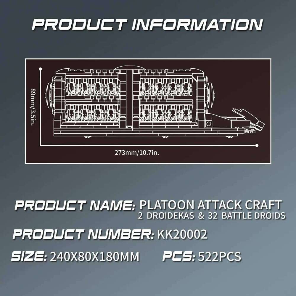 522PCS Space Transport Vehicle Building Blocks Alien War Soldier Car Model Bricks Desktop Decoration Toys Kids Holiday Gifts Z260305