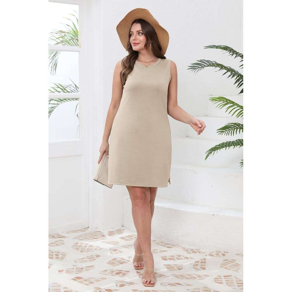 SAMPEEL Dresses for Women Designer 2025 Casual Summer Sundresses Sleeveless Tank Dress Fashion Outfits