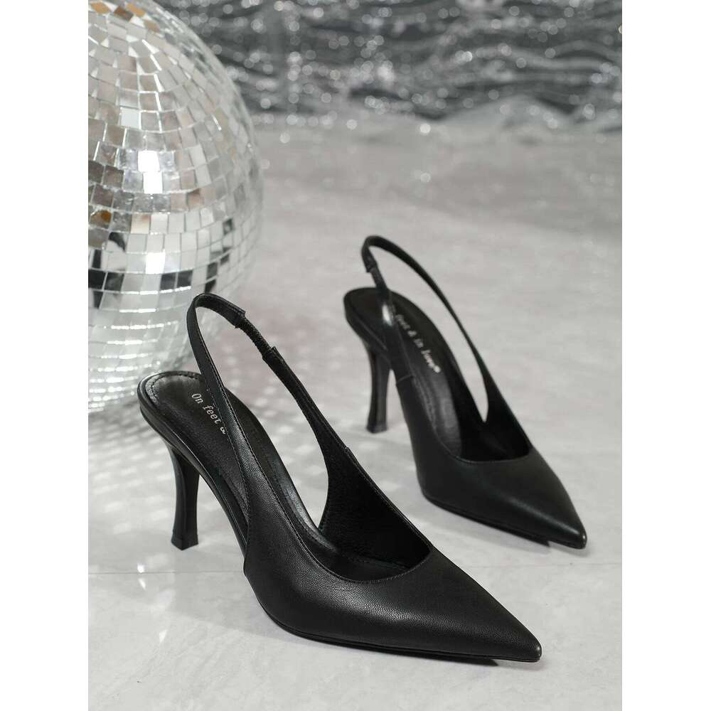 Brand Women's Fashionable Elegant Comfortable Sexy High-heeled Shoes Minimalist Versatile Slip-on Stiletto Pumps