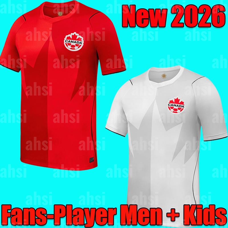 Canada soccer jersey 2026 World Cup Home 26 27 football shirt men kids DAVIES DAVID EUSTAQUIO jerseys kit sets