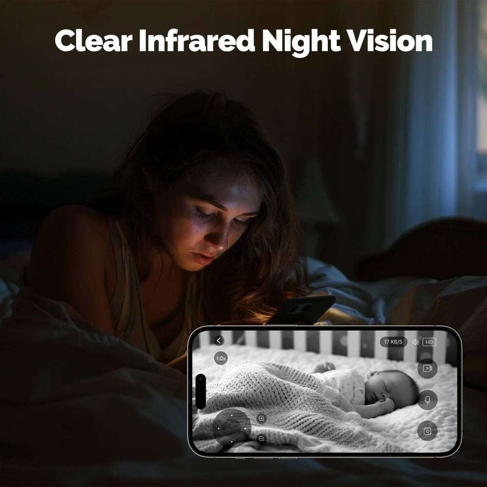 MOESTuya WiFi Indoor Pan/Tilt Smart Security Camera 4MP HD Infrared Night Vision Motion Sound Detection Monitor Panoramic Patrol 26W0306