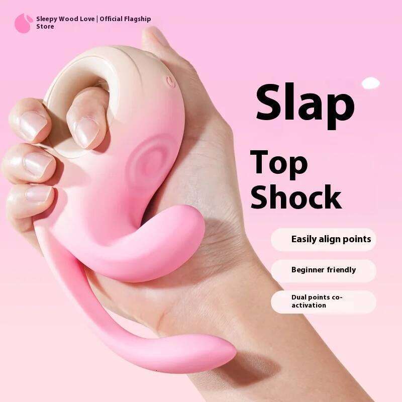 Women's vibrator G-spot slapping sexual stimulation clitoral vibration orgasm silicone woman sex toys adult products W260305