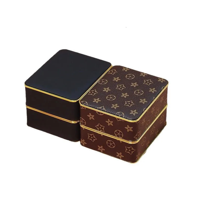 High-end Watch Box Flip Cover PU Leather Watch Packaging Box Men And Women General Watch Storage Box 260304