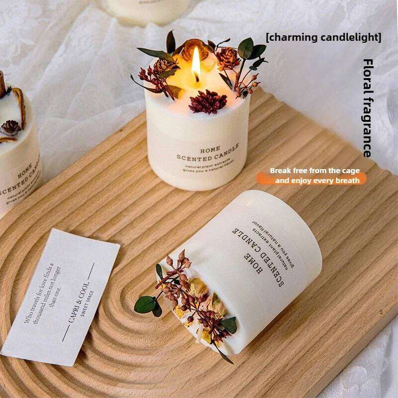 Forest Fragrance Candle Hotel Home Soy Wax Smokeless Birthday Comes with Box Aromatherapy Set Premium Gift W260304 W260305