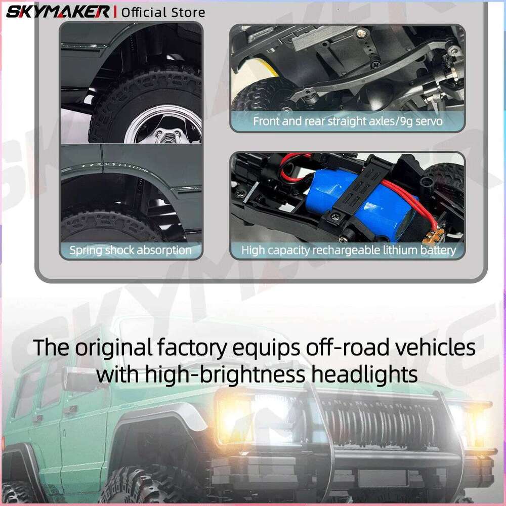 LDRC LD18401 1/18 Off-road 4WD Drive High-strength Full Proportional Throttle Climbing RC Remote Car Toys for Children C260305