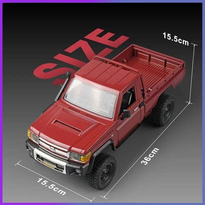 Rc Car MN82 1:12 Retro with LED Lights, Full Scale Analog LC79, Professional Four-wheel Drive Truck, Toy Truck Model RC C260305