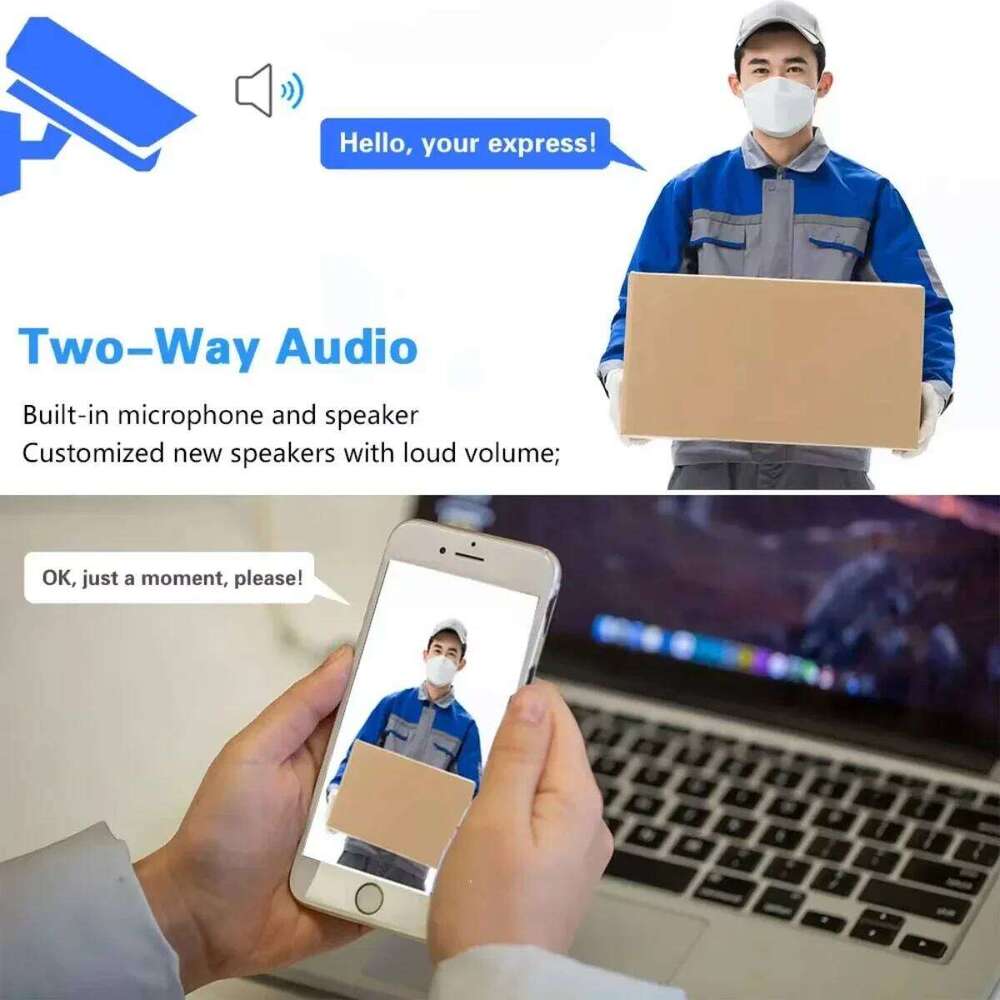 6MP Tuya IP Outdoor Surveillance H.265 Two Way Audio CCTV Color Night Vision Camera For POE System Smartlife Home 26W0306