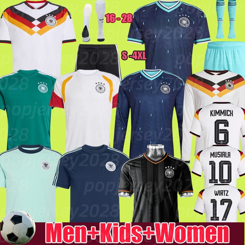 Germany jersey 2026 World Cup 26 soccer jerseys Kit Women football shirt men kids set Deutschland HAVERTZ GNABRY Long sleeves goalkeeper training Third black top
