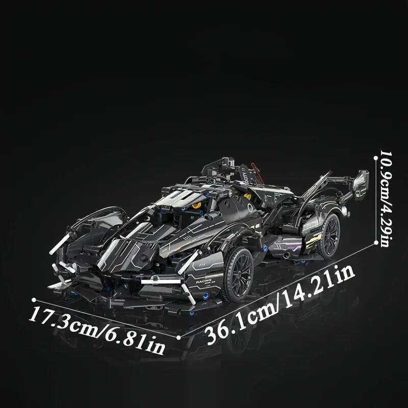 Technical Racing Sport Car Model Building Blocks technic adults 1:14 DIY Supercar Brick Puzzle Toys Adult Gift1280+granule Z260306