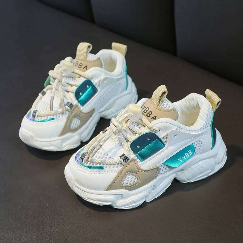 Size 21-36 Baby Toddler For Boys Girls Breathable Mesh Little Kids Casual Sneakers Non-slip Children Sport Shoes Tenis 26Y0304
