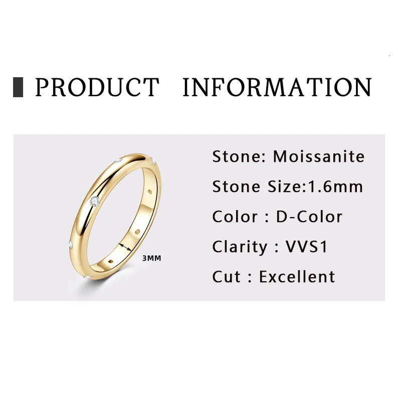 Lnngy Ring Original Certified 925 Silver Rings For Women Couples Delicate Stackable Wedding Band Jewellery 260304