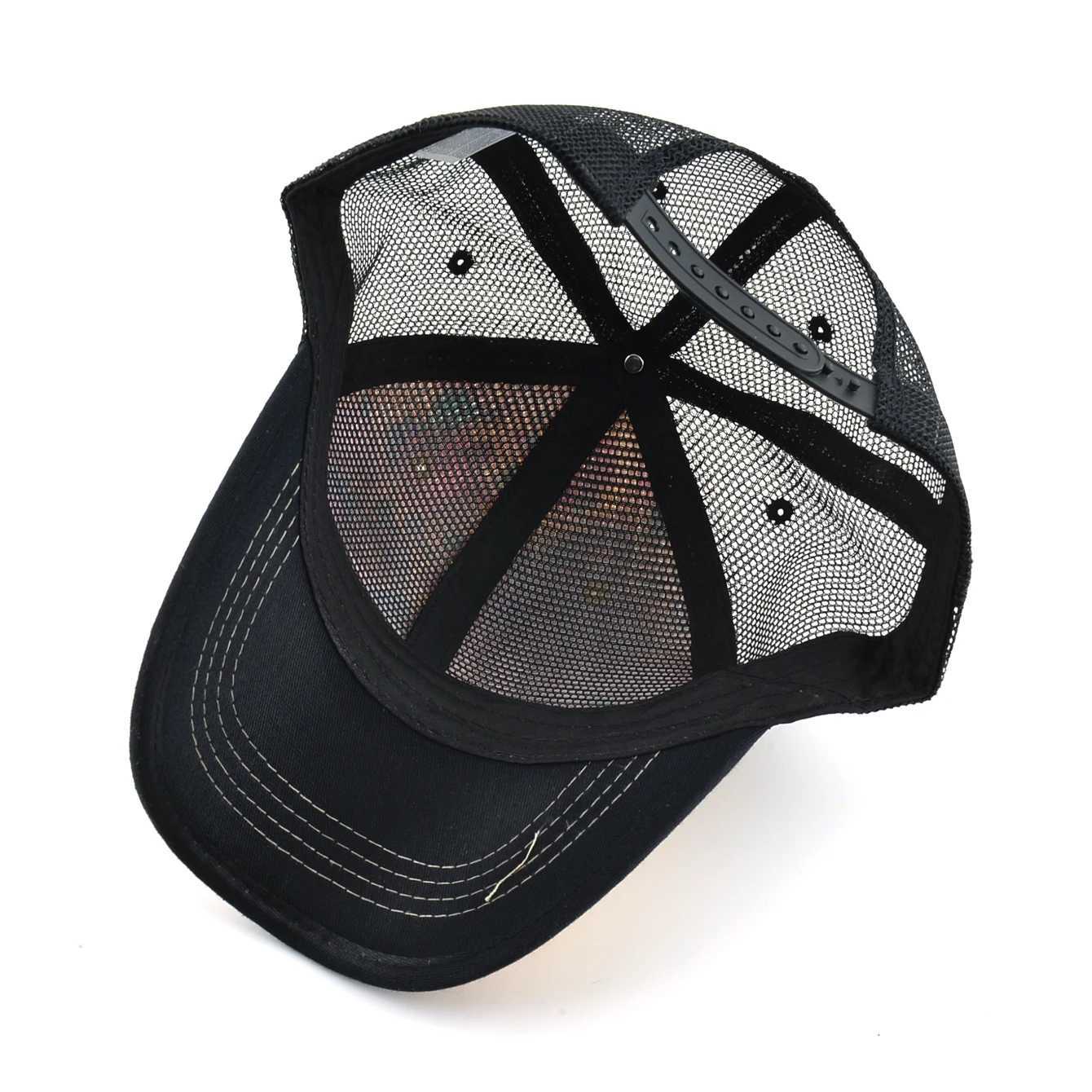 Straw Floral Baseball Cap Women Summer Breathable Mesh Visor Cap Outdoor Casual Sport Snapback Cap Adjustable S260306