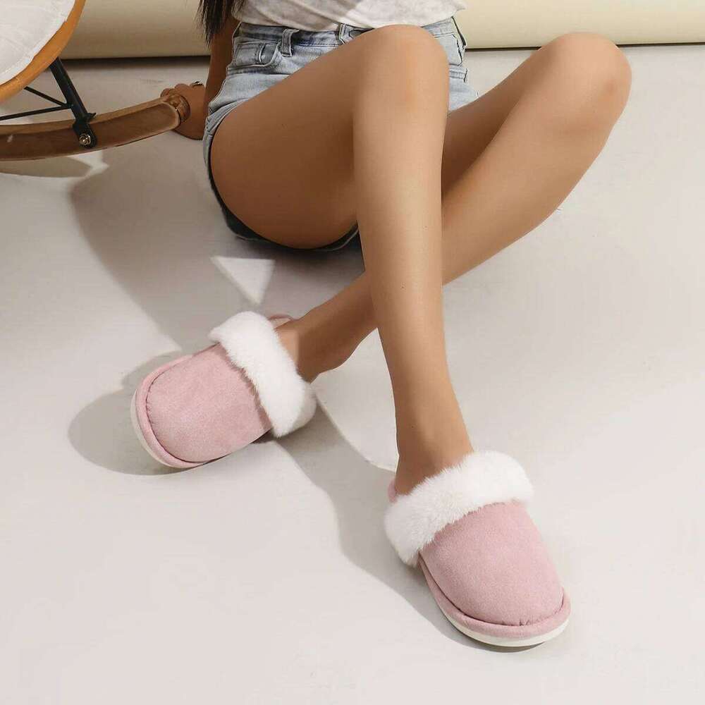 Fall Winter Indoor Bedroom Floor Lightweight and Comfortable Soft Warm Slippers for Home Anti Slip Silent Shoes