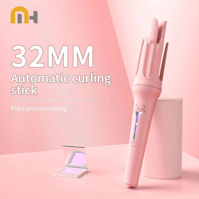 Automatic Curling Iron 32 mm Big Roll Anion Ceramic Hair Curler 4-Speed Adjustable Fast Heating Fashion Styling Tools 26Y0306
