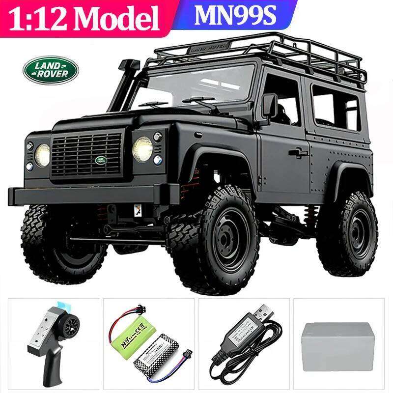 New MN99s MN98 1:12 MN Model RTR Version 2.4G 4WD Rock Crawler Defender Remote Control Car 1/12 RC Truck Cars Boy Toys C260305