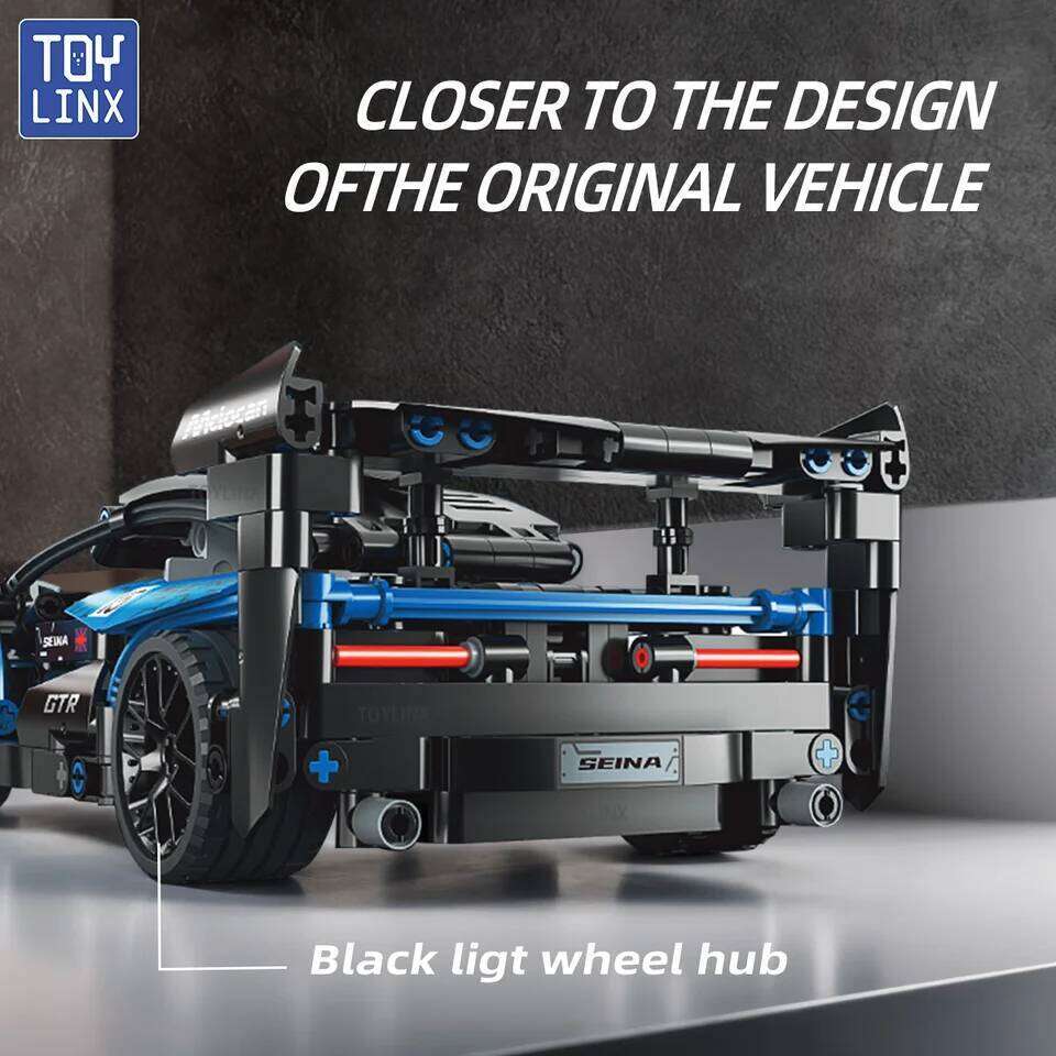 Toylinx 1:18 Technical Patchwork Building Block Assembled Toy Mechanical Supercar Racing Car for Kids Gifts No Box Z260305
