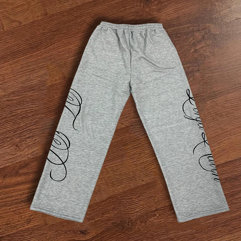 Womens Hiphop Dance Sports Pants Loose Casual Jazz Streetwear Letter Print Comfortable Fitness Trousers 260303