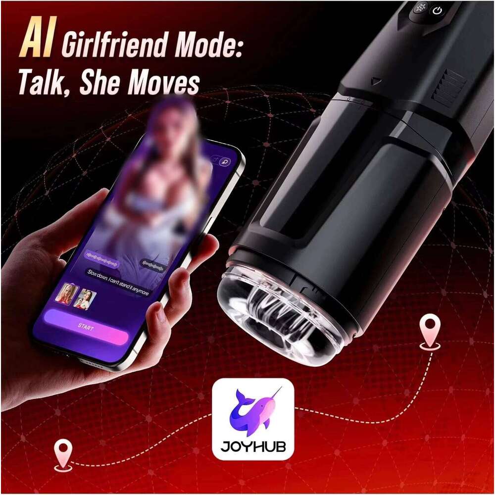 Automatic Thrusting Rotation Male Masturbator AI Sync Machine Vagina Masturbation Pocket Pussy LCD Display Sex Toys for Men W260305