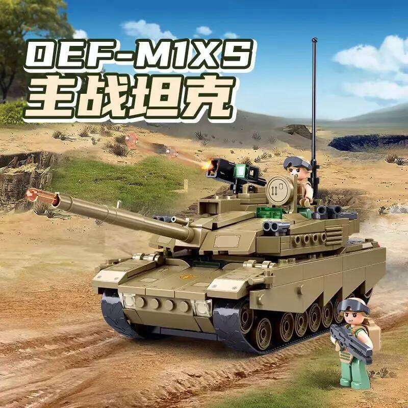 Sluban World War II Military Series Tank Raiding Building Blocks - Boys Hunting & Annihilating Operations Modular MBT Toy Z260305