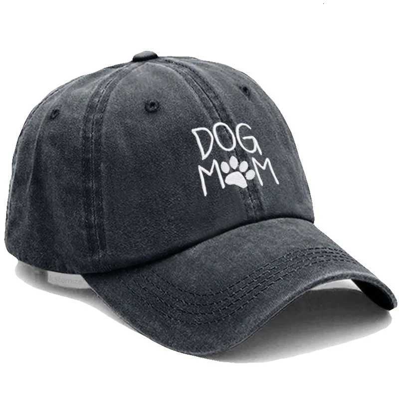 Dog Mom Embroidered Baseball Cap for Women Men Fashion Adjustable Soft Cotton Dad Hat Unisex Classic Golf Caps S260306